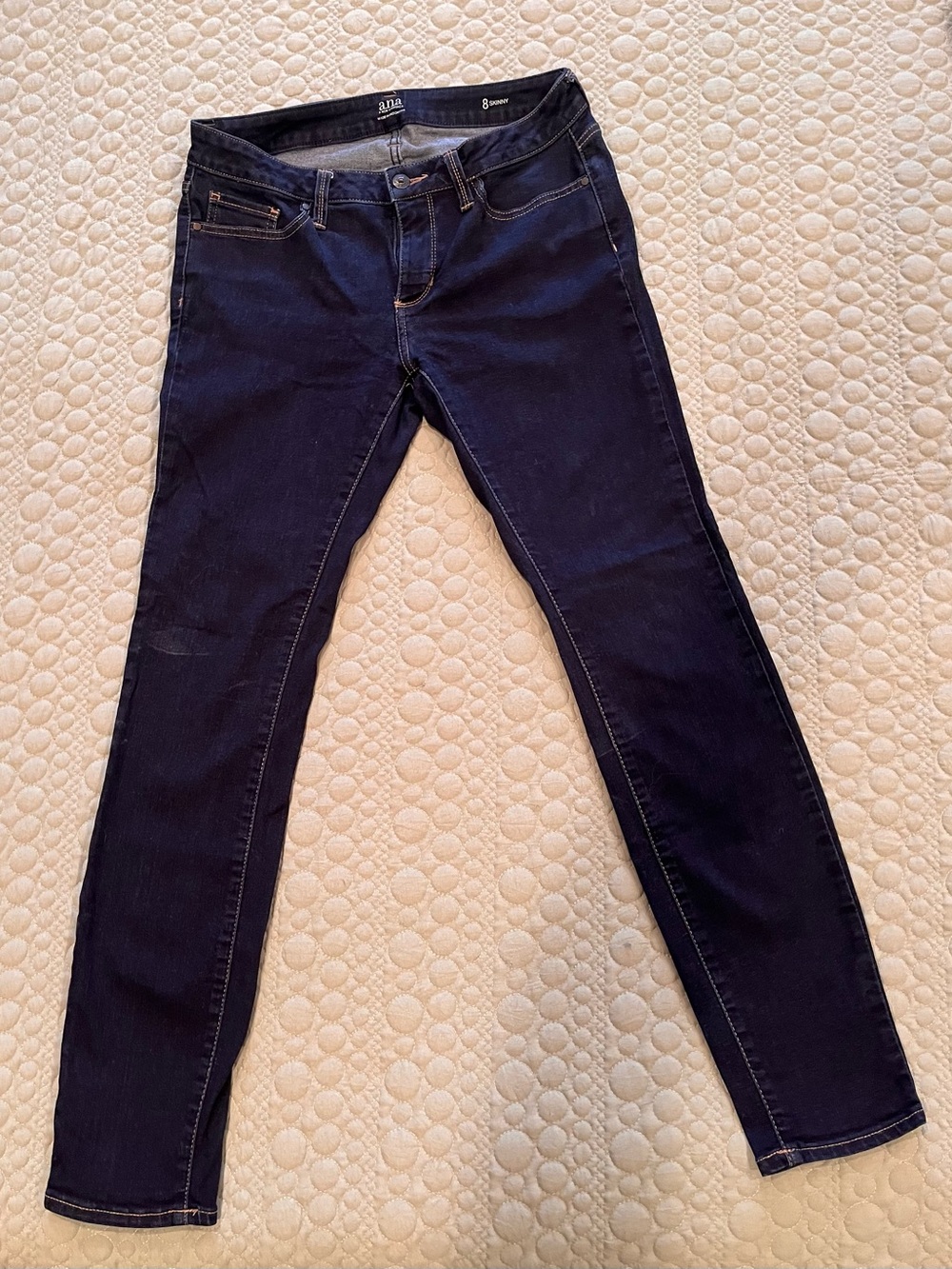 a.n.a Women's Navy Skinny Jeans